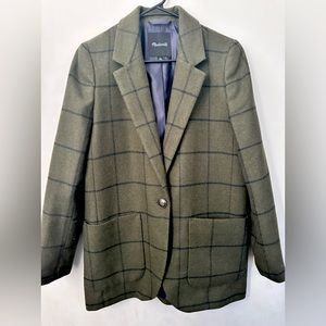 Madewell Wool Blend Larsen Blazer